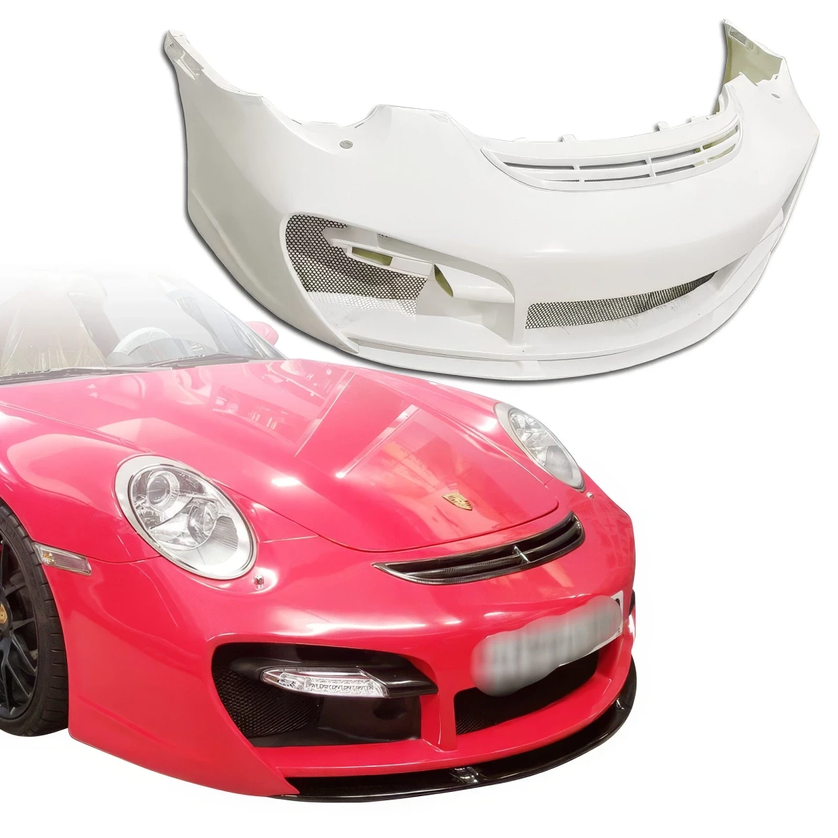 FRP TART Turbo Wide Front Bumper > Porsche 911 (997) 2005-2012 - 120103