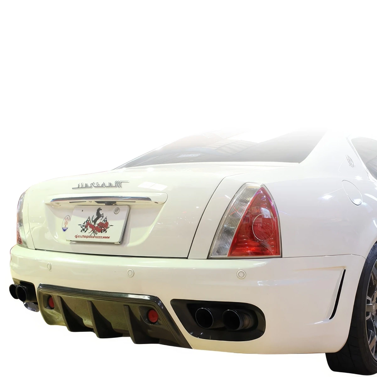 FRP WAL Rear Bumper > Maserati Quattroporte 2005-2008 - 120116