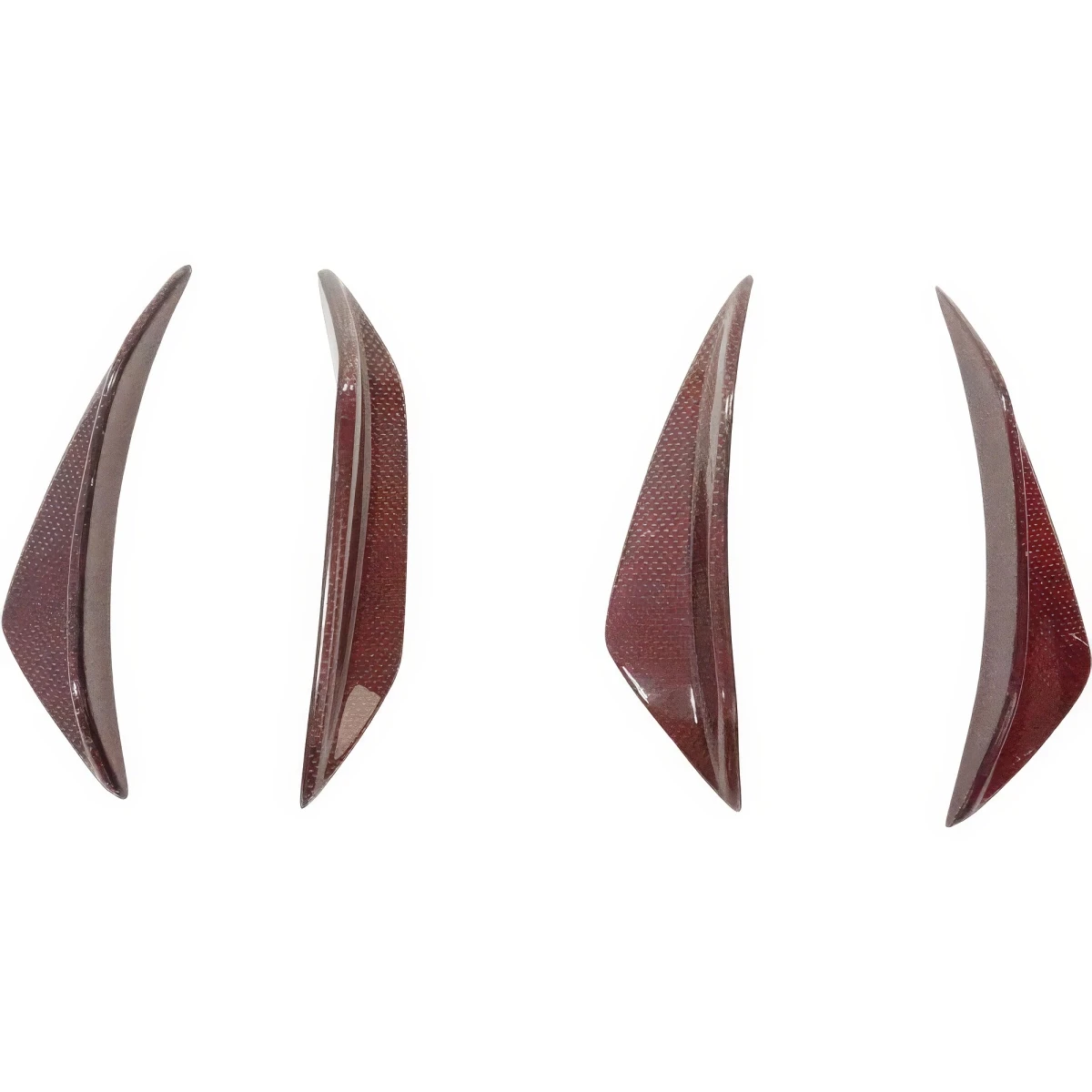 Carbon Fiber BLK-GT Wide Body Front Bumper Canards > Mercedes-Benz SLS AMG (R197) 2011-2014 - 120225