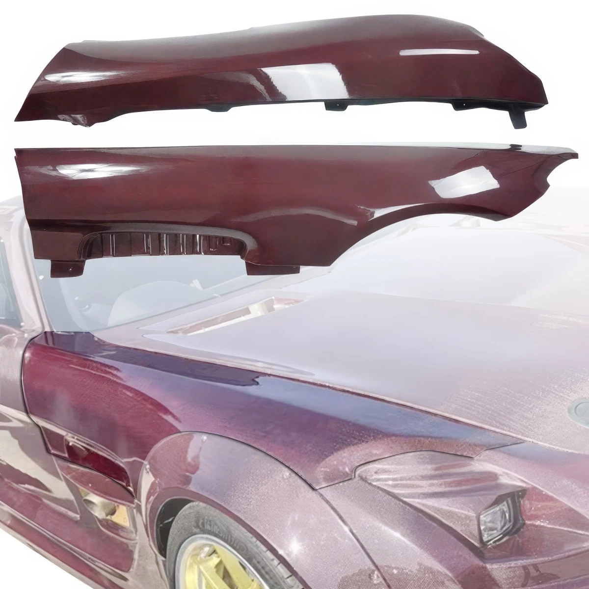 Carbon Fiber BLK-GT Wide Body Fenders (front) > Mercedes-Benz SLS AMG (R197) 2011-2014 - 120233