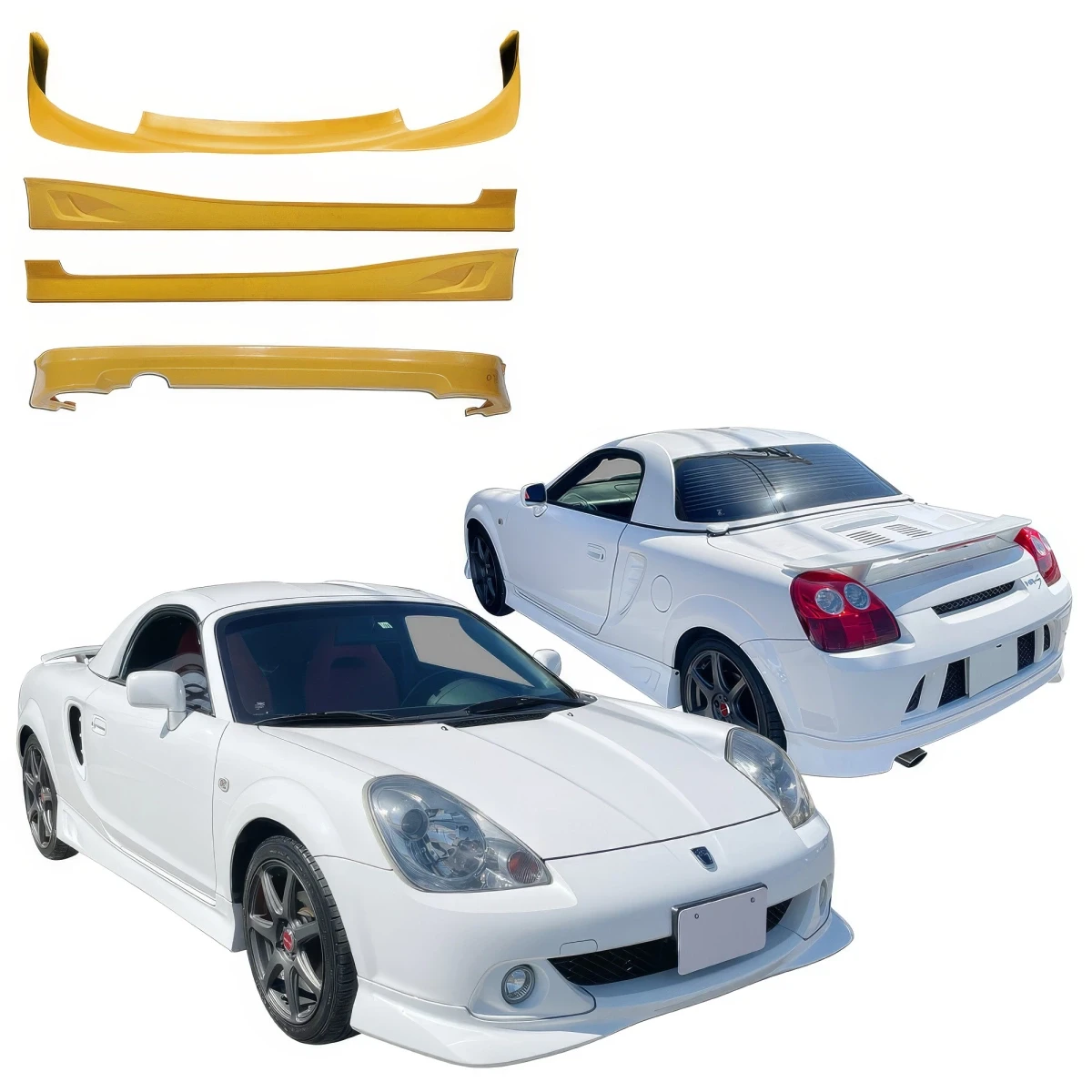 FRP TRDE Body Kit 4pc > Toyota MRS MR2 Spyder 2003-2005 - 120314