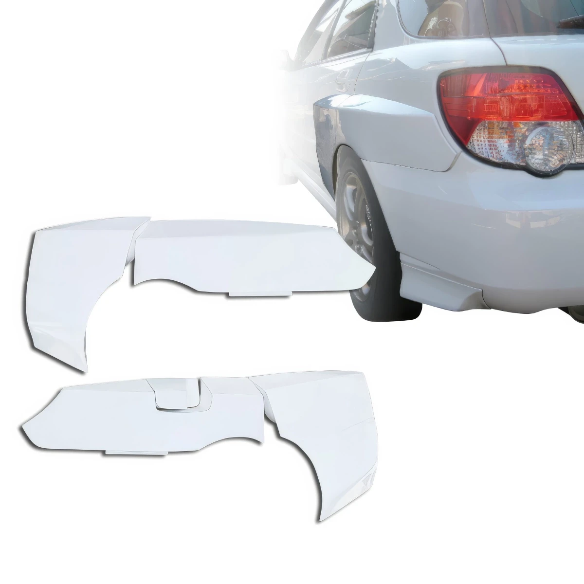 FRP LS WRC Wide Body Fenders (rear) > Subaru Impreza WRX 2002-2007 > 5dr Wagon - 120341
