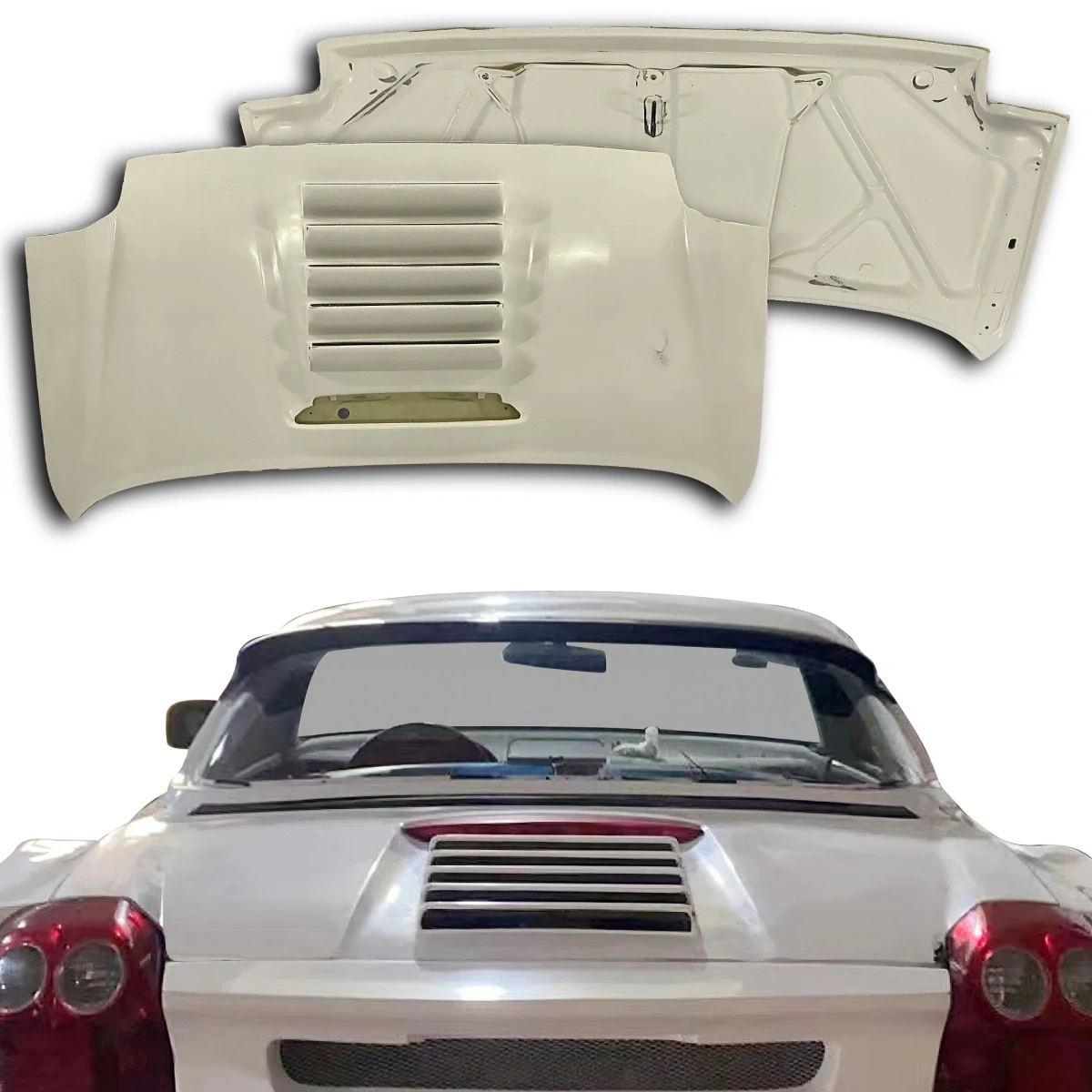 FRP GT3 Decklid Engine Lid (rear) > Toyota MRS MR2 Spyder 2000-2005 - 120379