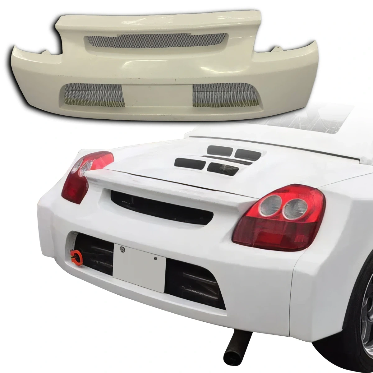 FRP WSPO GT Wide Body Rear Bumper > Toyota MRS MR2 Spyder 2000-2005 - 120428