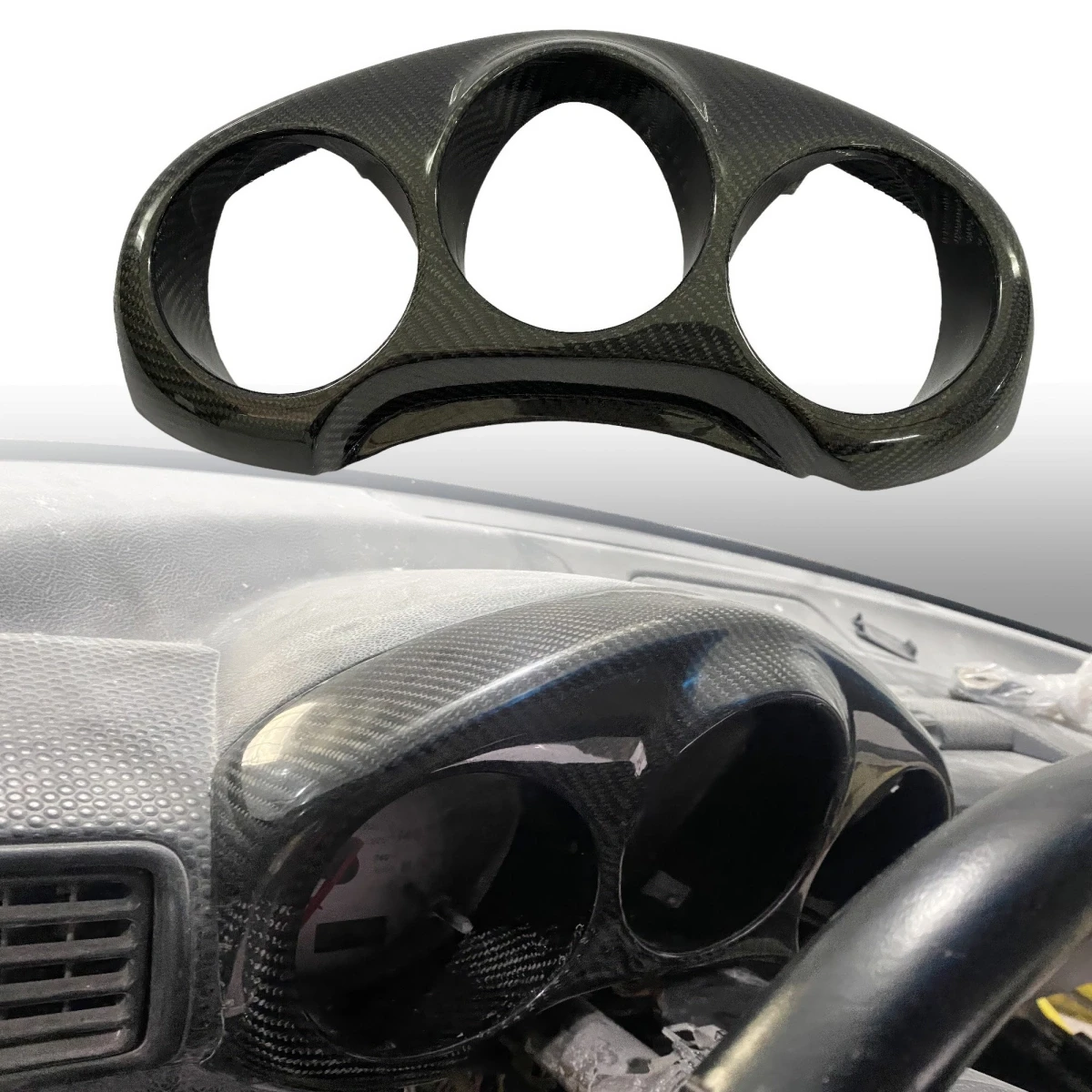 Carbon Fiber OER Instrument Cluster Bezel Dash Trim (LHD) > Toyota MRS MR2 Spyder 2000-2005 - 120479