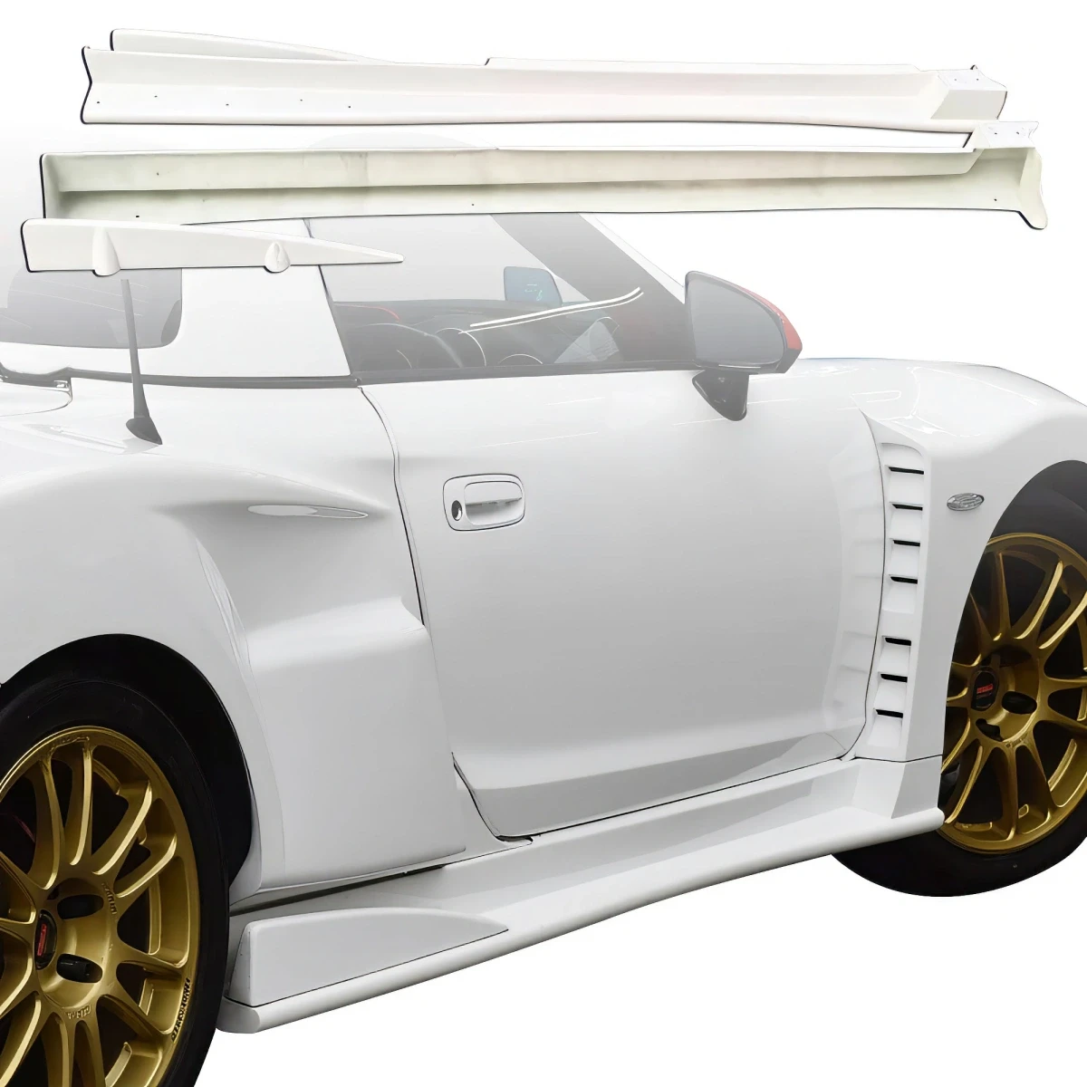 FRP RLES Wide Body Side Skirts 4pc > Toyota MRS MR2 Spyder 2000-2005 - 120544