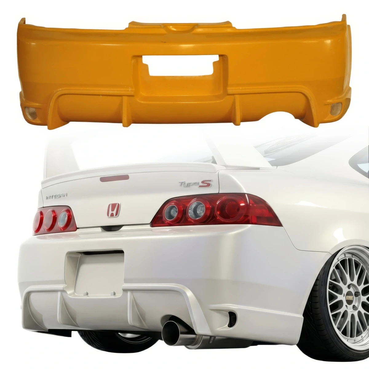 FRP ING v2 Rear Bumper > Acura RSX (DC5) 2005-2006 - 120597