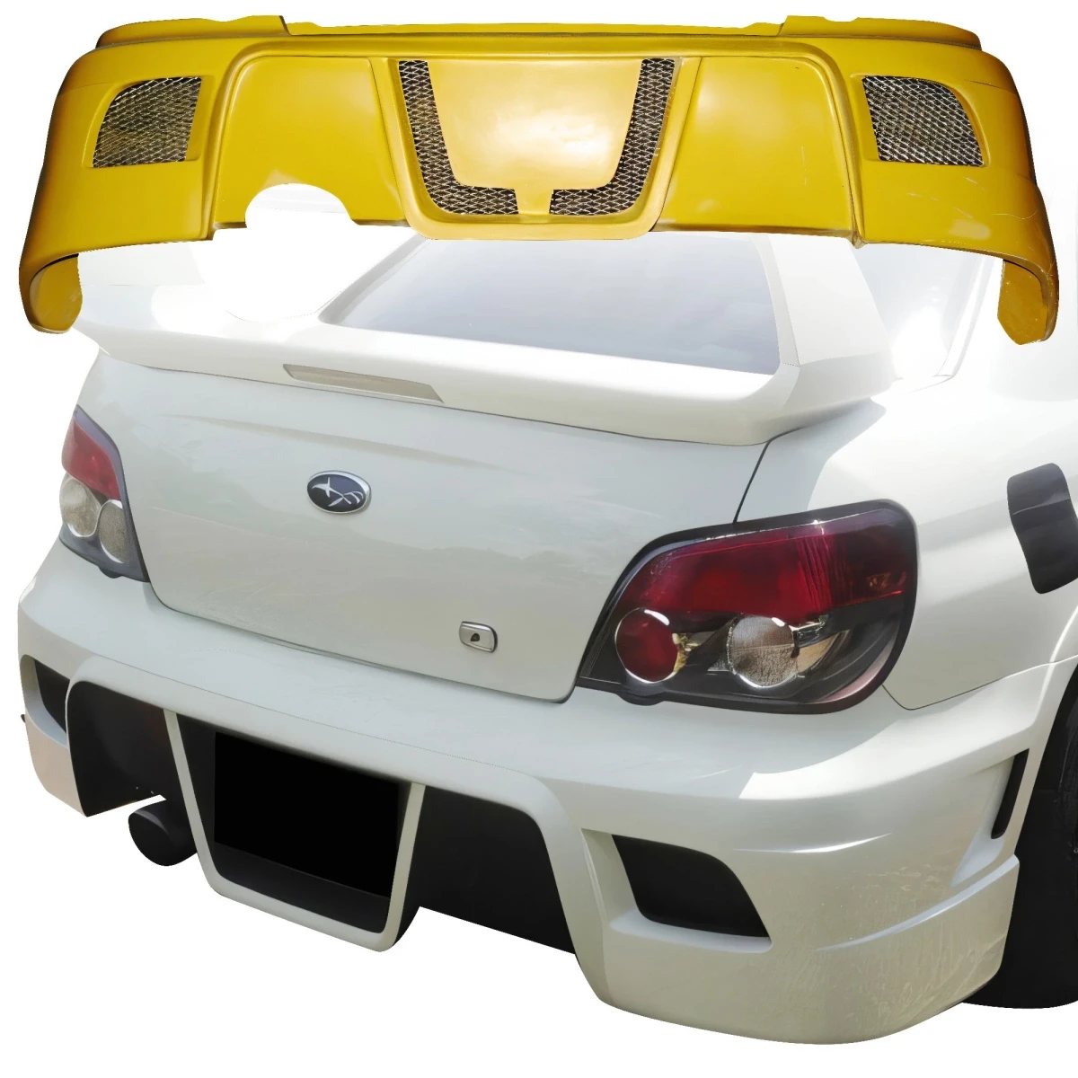FRP GK Rear Bumper > Subaru Impreza WRX 2004-2007 > 4dr Sedan - 120624