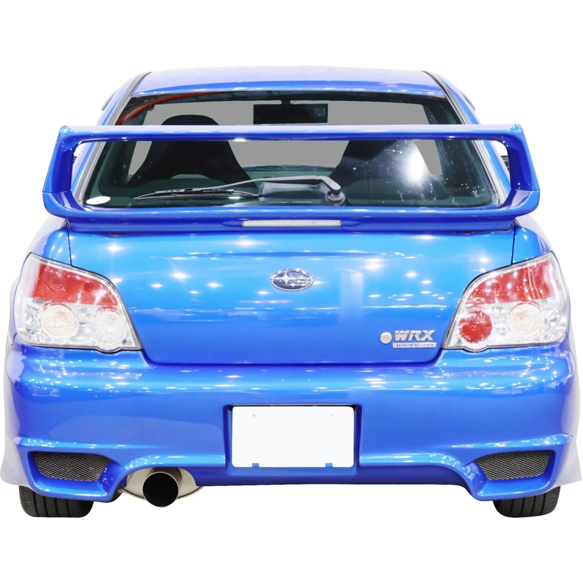 FRP SYM Rear Bumper w Diffuser 2pc > Subaru Impreza WRX 2004-2007 > 4dr Sedan - 120631