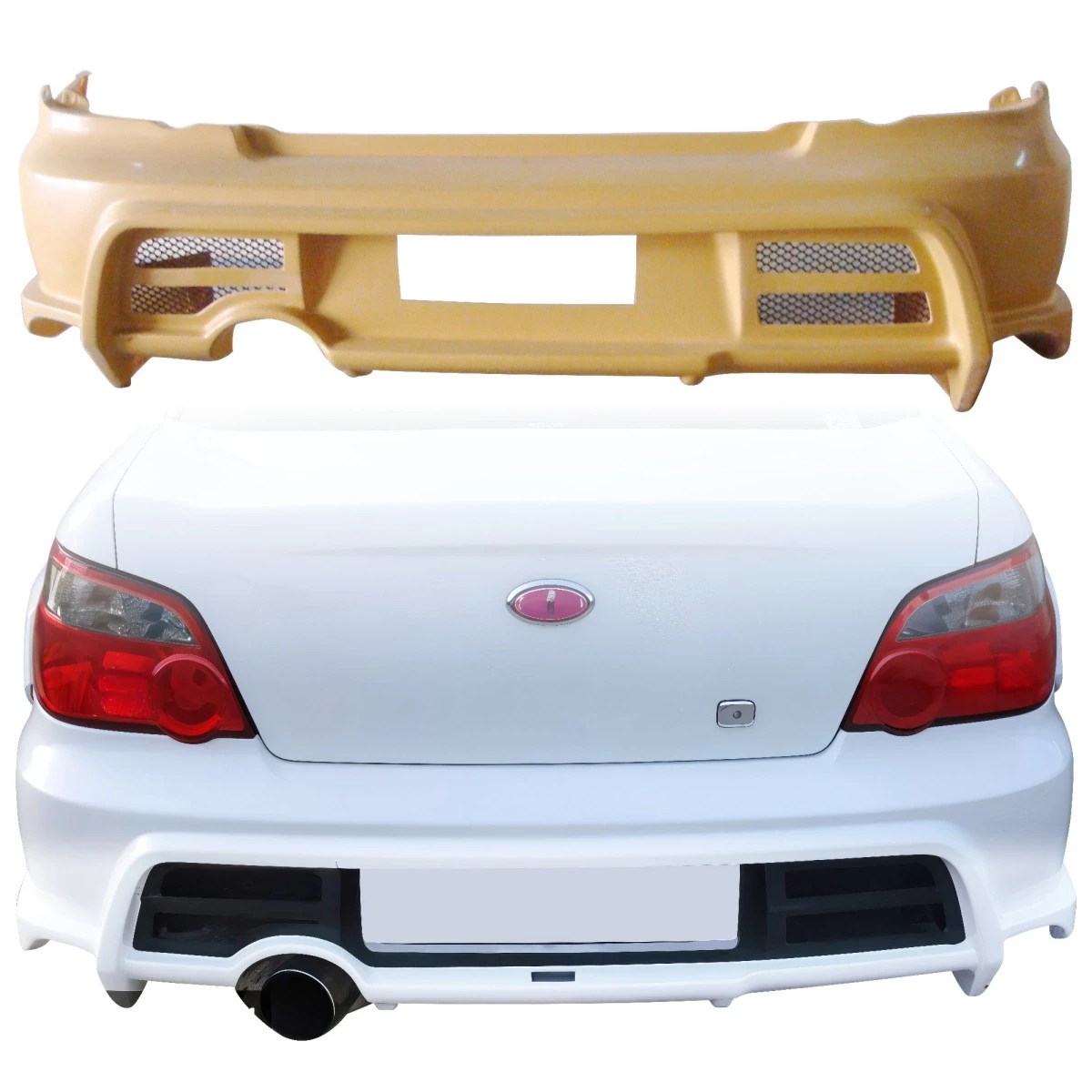 FRP VAR Rear Bumper > Subaru Impreza WRX 2004-2007 > 4/5dr - 120637