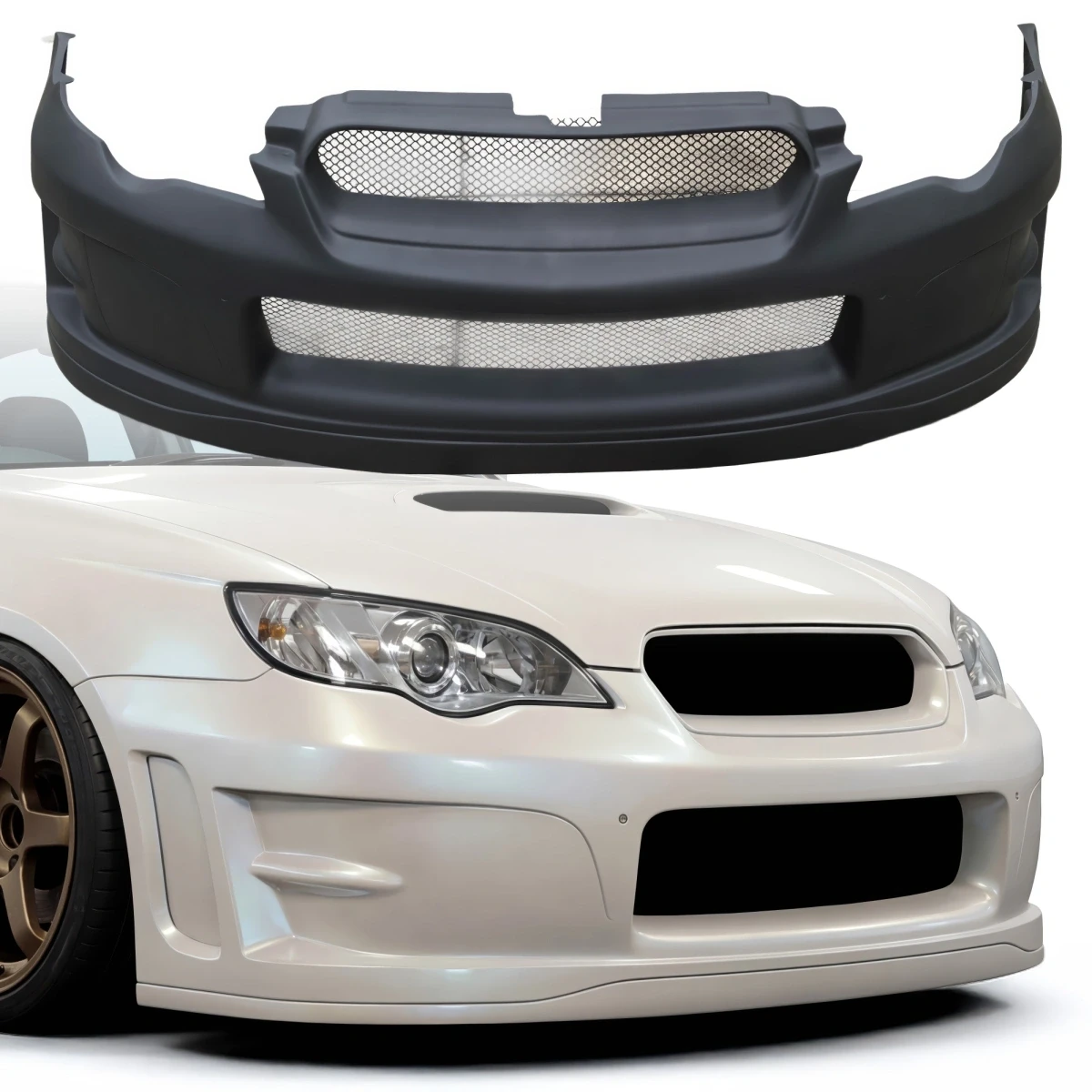 FRP BUP WR Front Bumper > Subaru Legacy 2008-2009 > 4/5dr - 120641