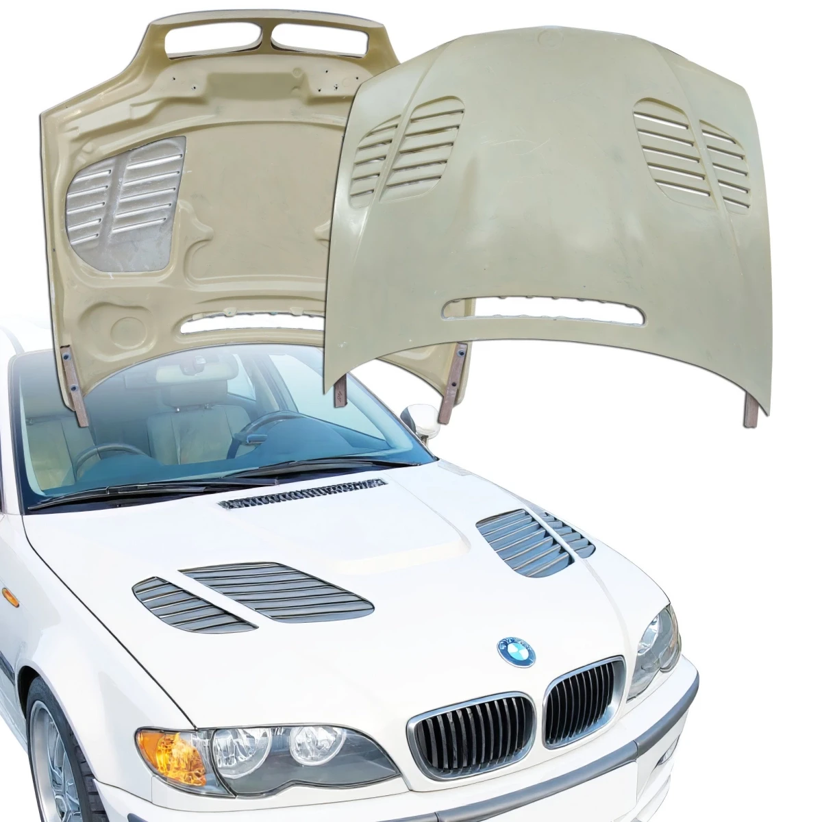 FRP GTR Hood > BMW 325i 2001-2005 > 4dr Sedan - 120652