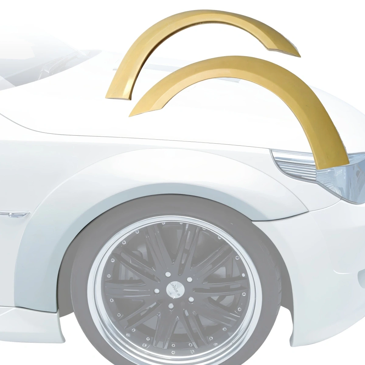 FRP LUMM Wide Body Fender Flares (front) > BMW 530i (E60) 2004-2007 > 4dr Sedan - 120693