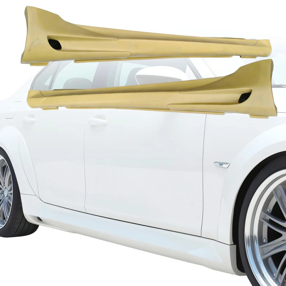 FRP LUMM Wide Body Side Skirts > BMW 530i (E60) 2004-2007 > 4dr Sedan - 120694