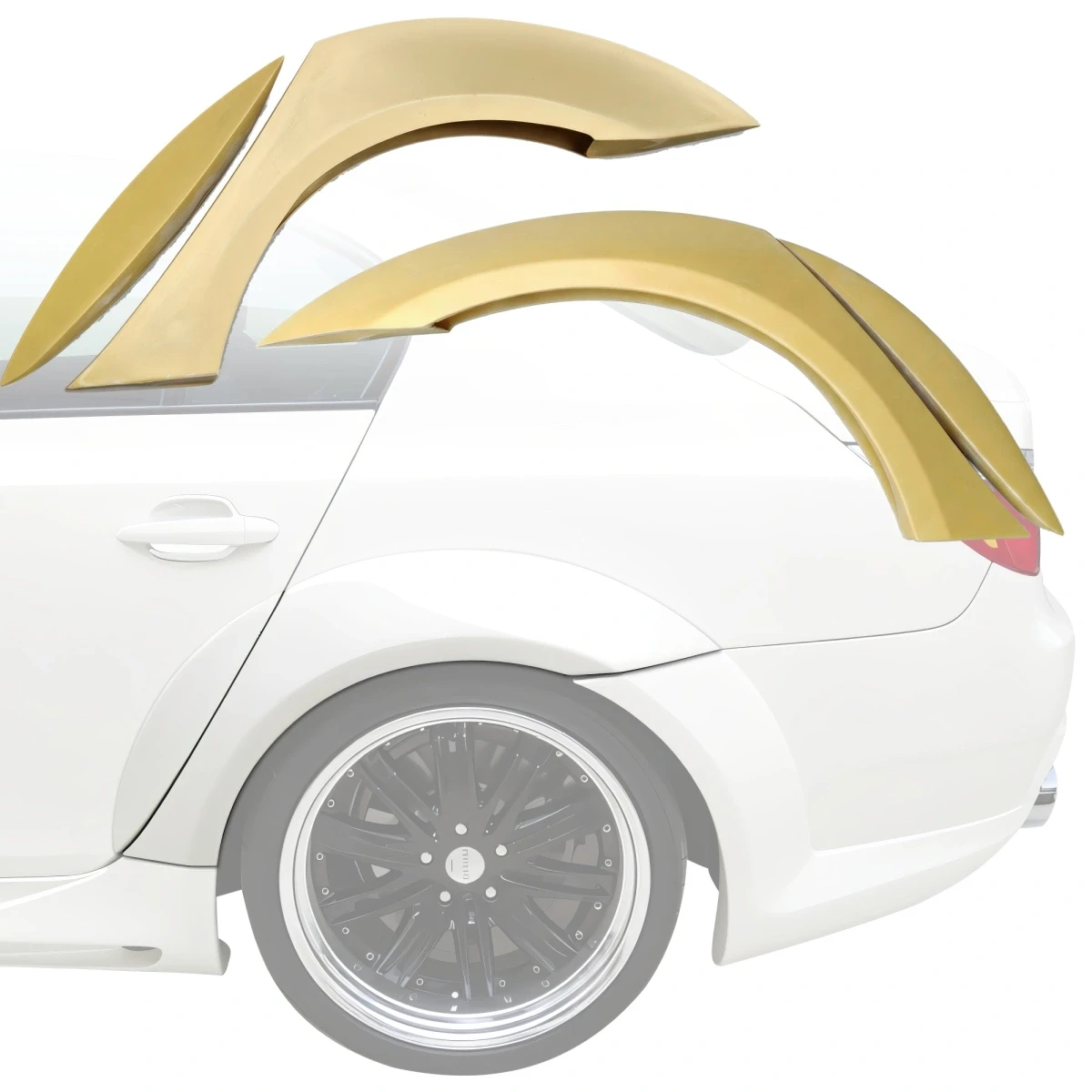 FRP LUMM Wide Body Fender Flares (rear) > BMW 530i (E60) 2004-2007 > 4dr Sedan - 120695