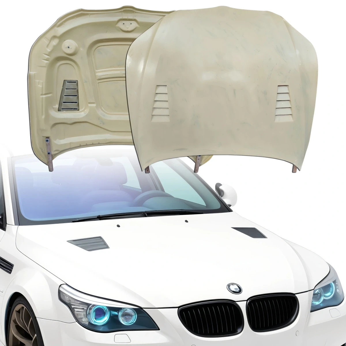 FRP LUMM Hood > BMW 530i (E60) 2004-2007 > 4dr Sedan - 120725