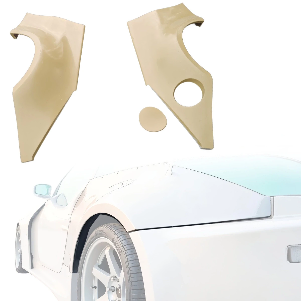 FRP TSEC Wide Body Fenders (rear) > Nissan 350Z (Z33) 2003-2008 - 120738