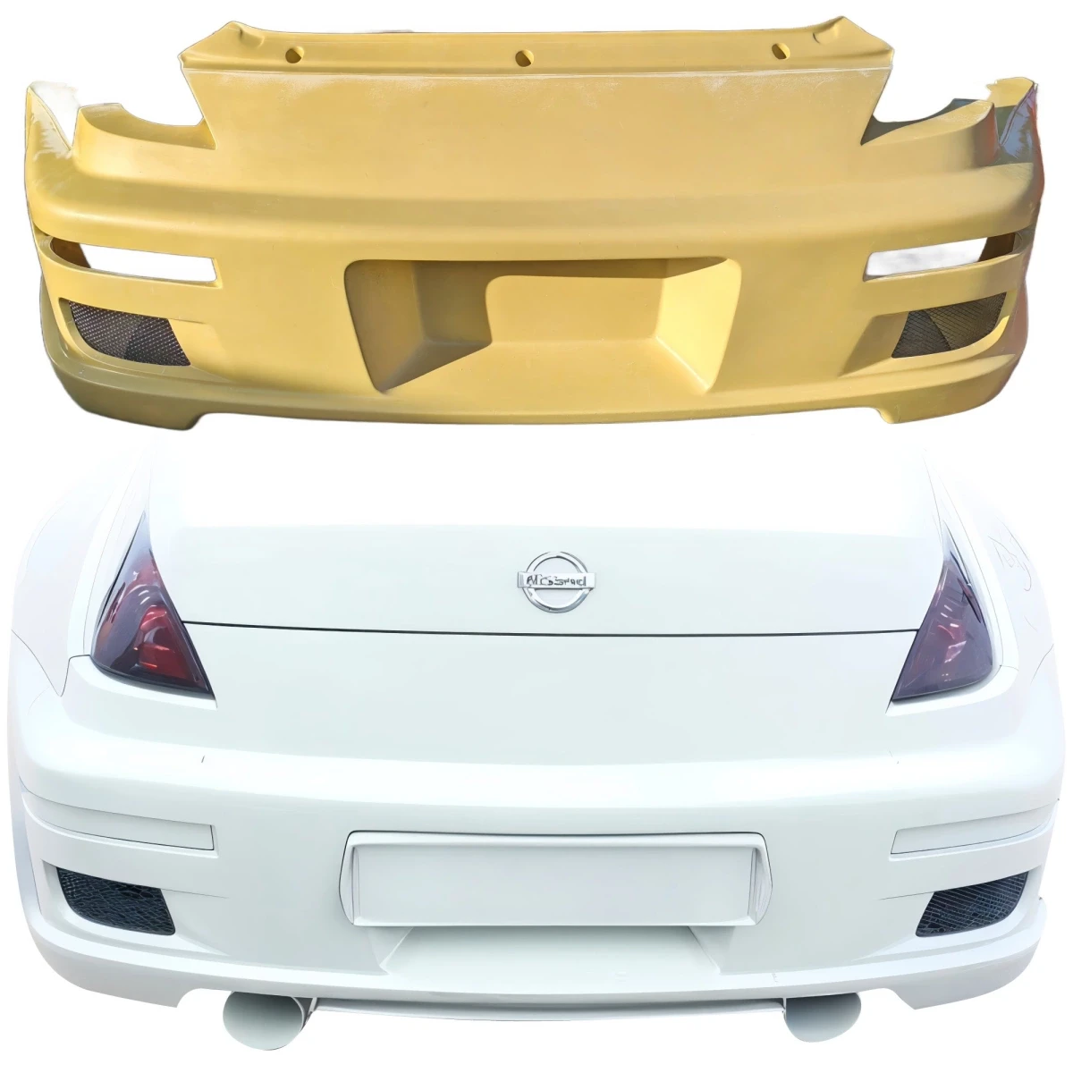 FRP TSEC Wide Body Rear Bumper > Nissan 350Z (Z33) 2003-2008 - 120739