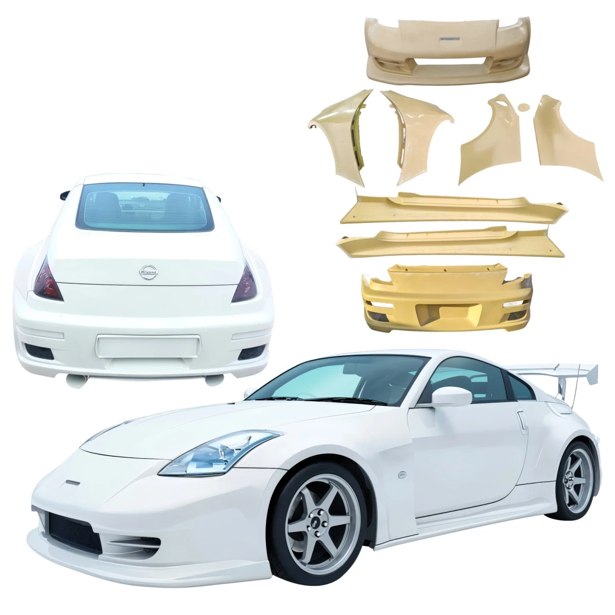 FRP TSEC Wide Body Kit > Nissan 350Z (Z33) 2003-2008 - 120740