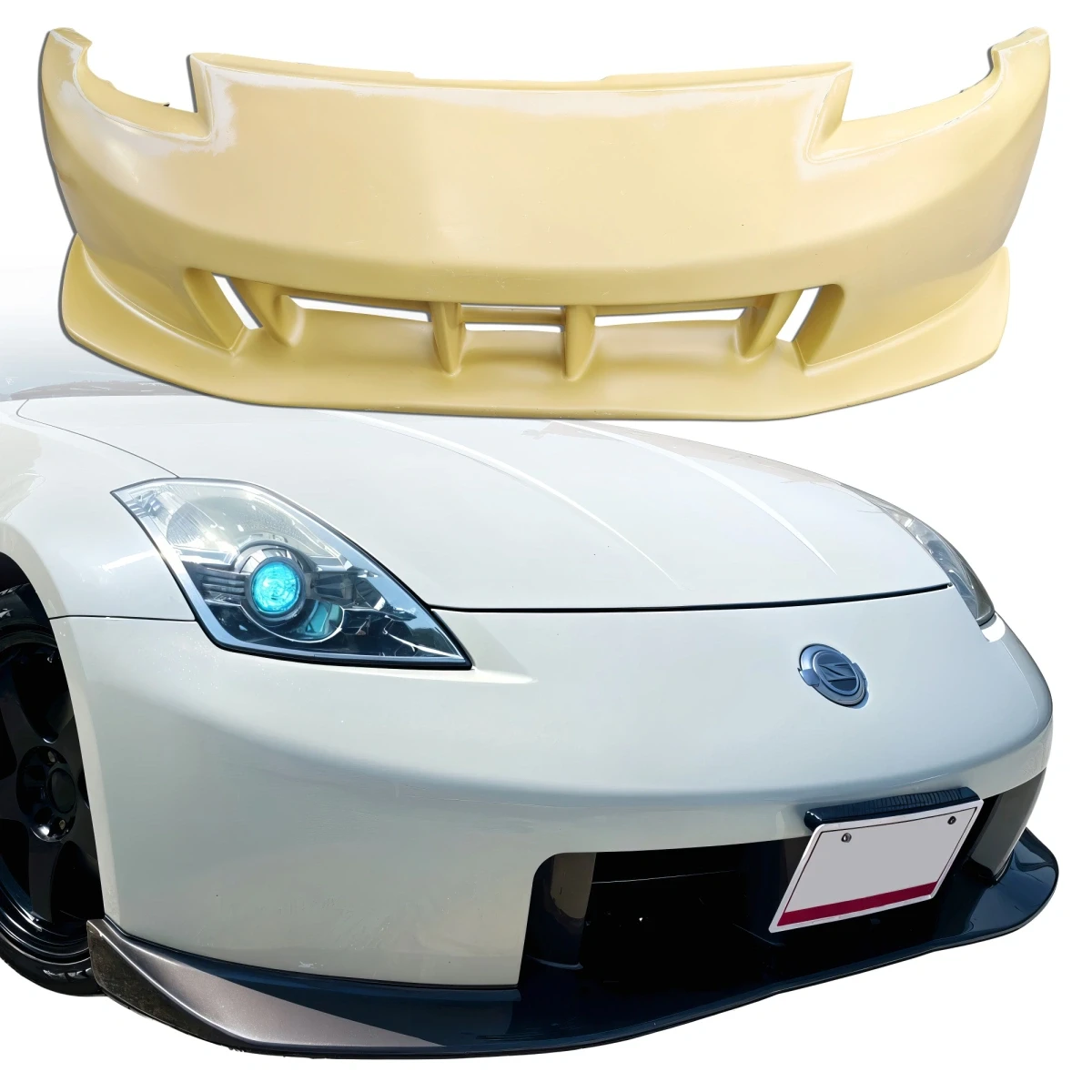 FRP NISM v3 Front Bumper > Nissan 350Z (Z33) 2003-2008 - 120747