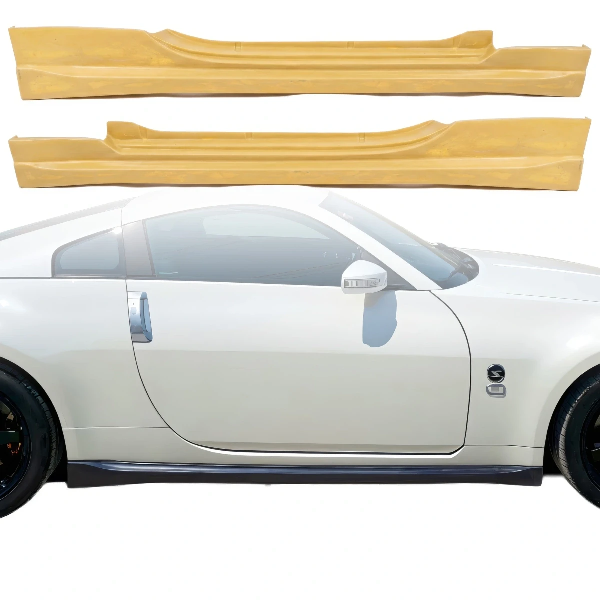 FRP NISM v3 Side Skirts > Nissan 350Z (Z33) 2003-2008 - 120748