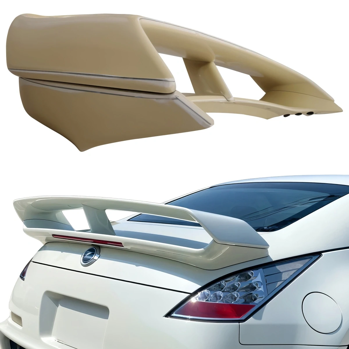 FRP NISM v3 Spoiler Wing > Nissan 350Z (Z33) 2003-2008 - 120751