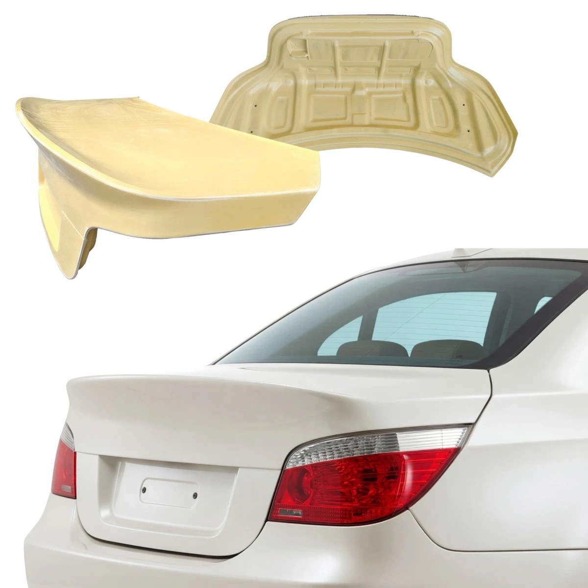 FRP LUMM CSL Duckbill Trunk > BMW 530i (E60) 2004-2007 > 4dr Sedan - 120806
