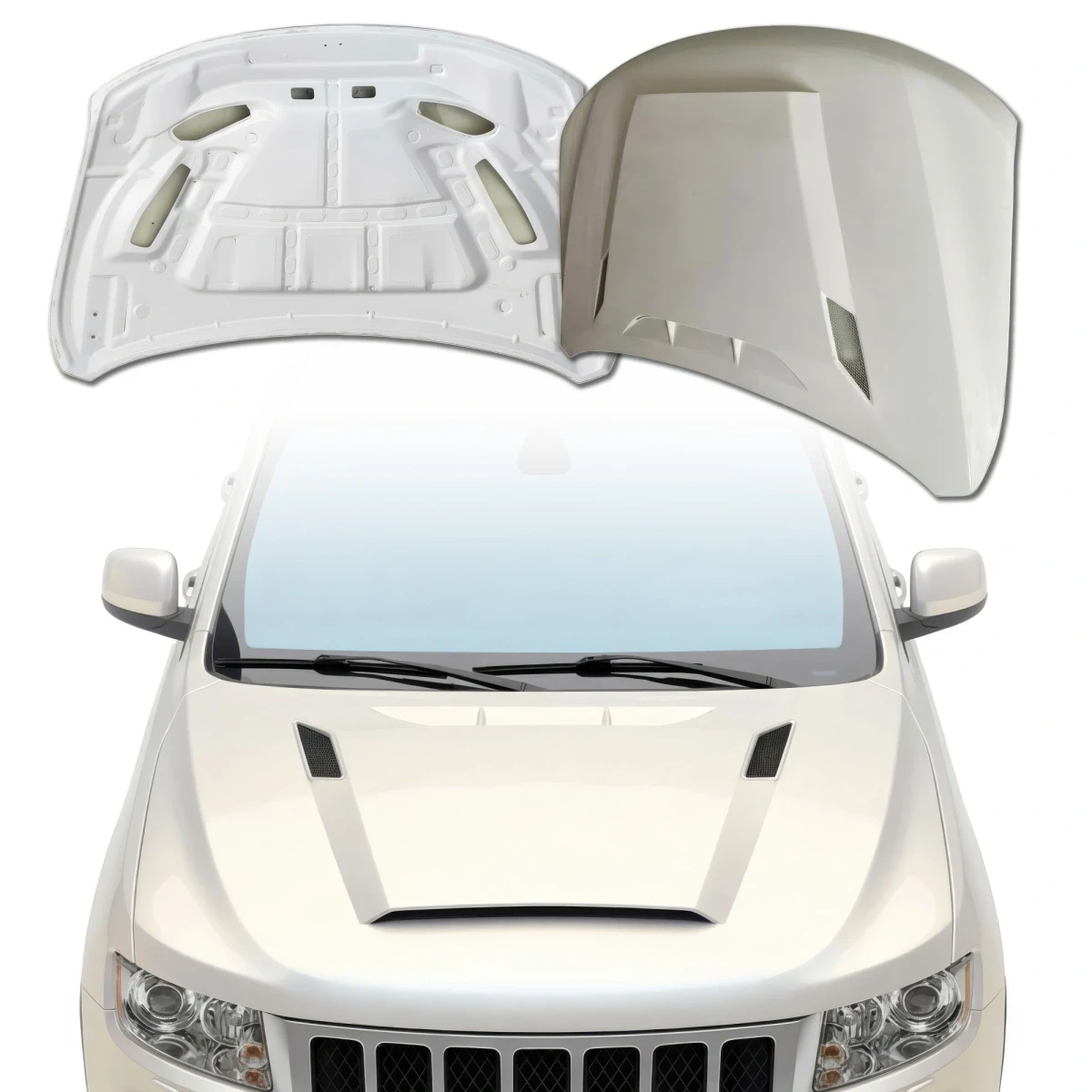 FRP SRT-DM Hood > Jeep Cherokee (WK2) 2011-2022 - 120823