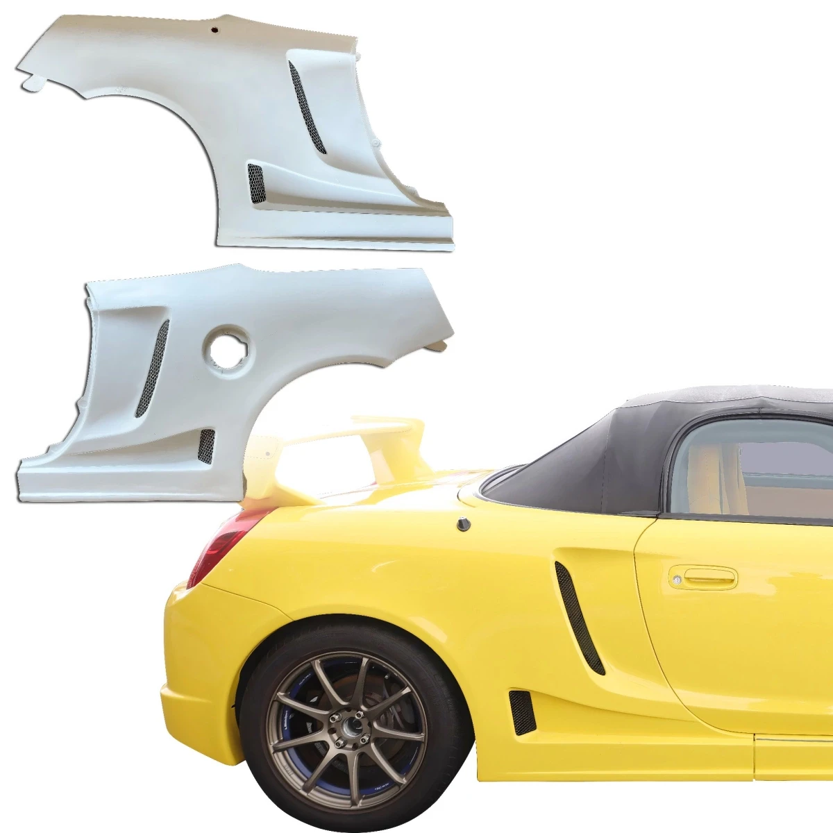 FRP TR-VM80 Wide Body Fenders (rear) > Toyota MRS MR2 Spyder 2000-2005 - 200054