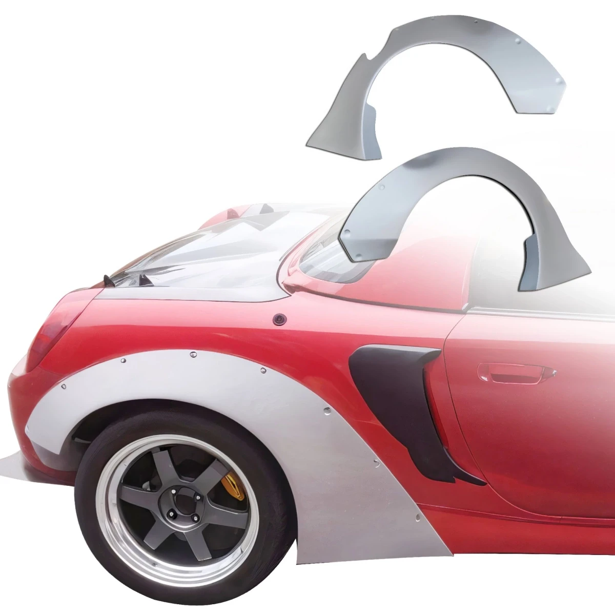 FRP TKYO Wide Body Fender Flare (rear) > Toyota MRS MR2 Spyder 2000-2005 - 200069