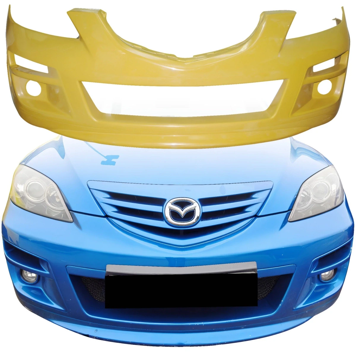 FRP AEXE Front Bumper > Mazda Mazda3 2004-2009 > 4/5dr - 200072