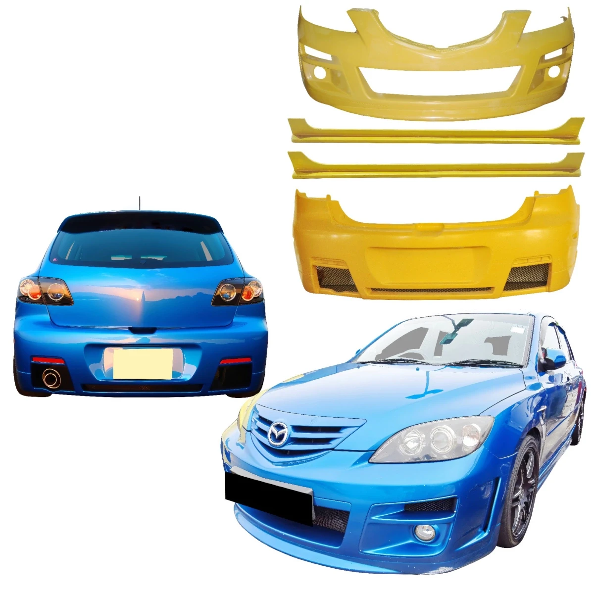 FRP AEXE Body Kit > Mazda Mazda3 2004-2009 > 5dr Hatchback - 200075