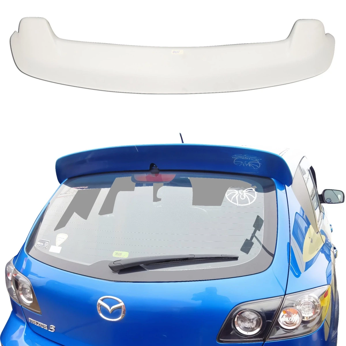 FRP AEXE Duckbill Spoiler > Mazda Mazda3 2004-2009 > 5dr Hatchback - 200078