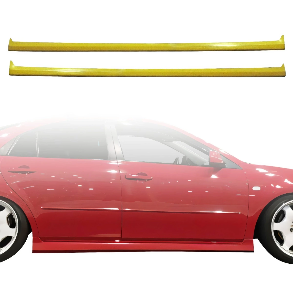 FRP AEXE Side Skirts 2pc > Mazda Mazda6 2003-2008 > 4dr Sedan - 200084