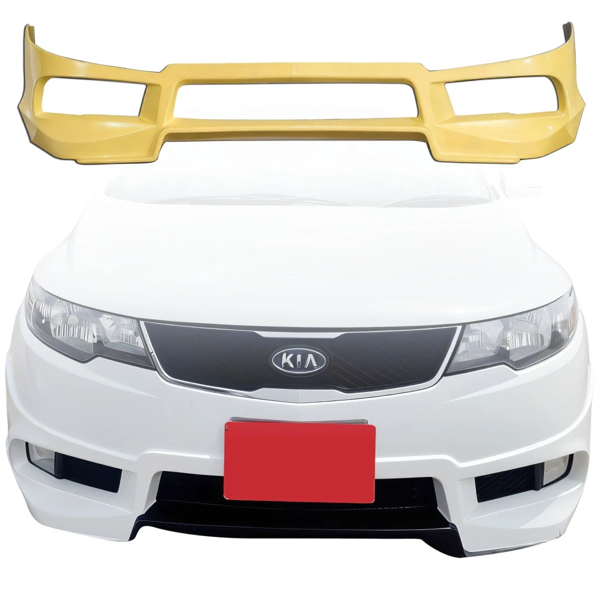 FRP OER Front Add-on Valance > Kia Forte 2010-2013 - 200098