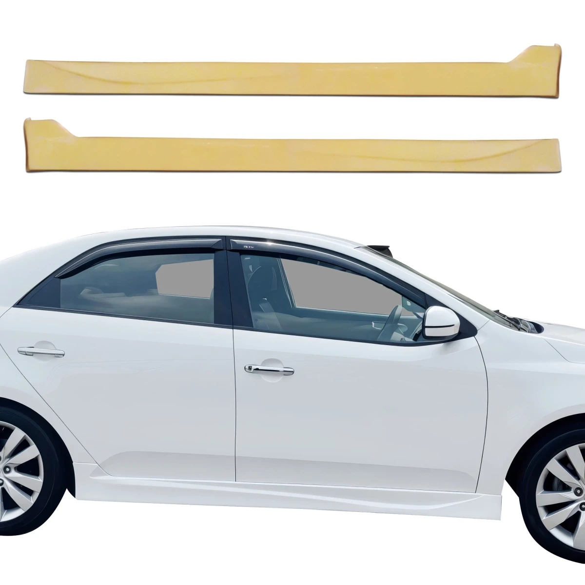 FRP OER Side Skirts > Kia Forte 2010-2013 - 200099