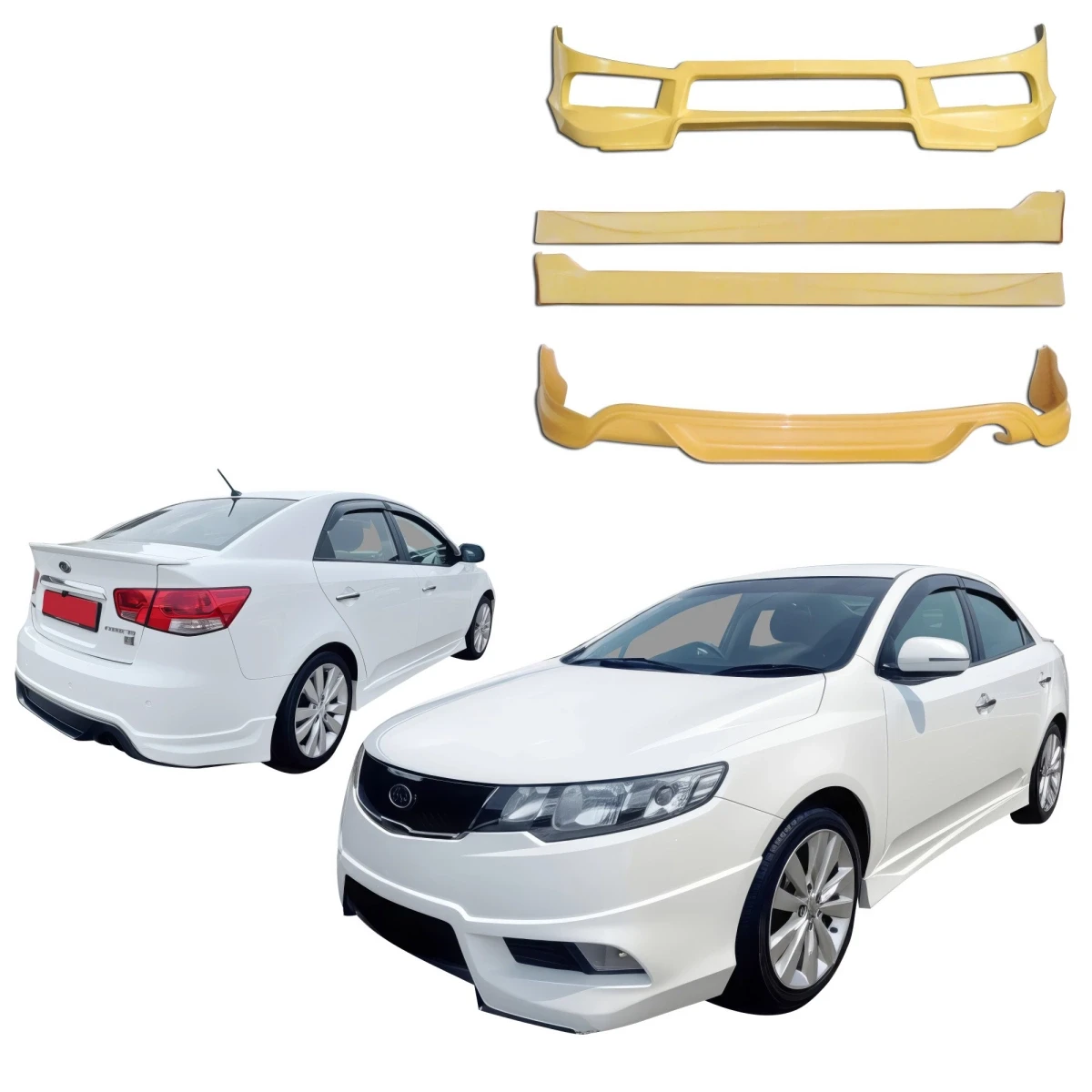 FRP OER Body Kit 4pc > Kia Forte 2010-2013 - 200101