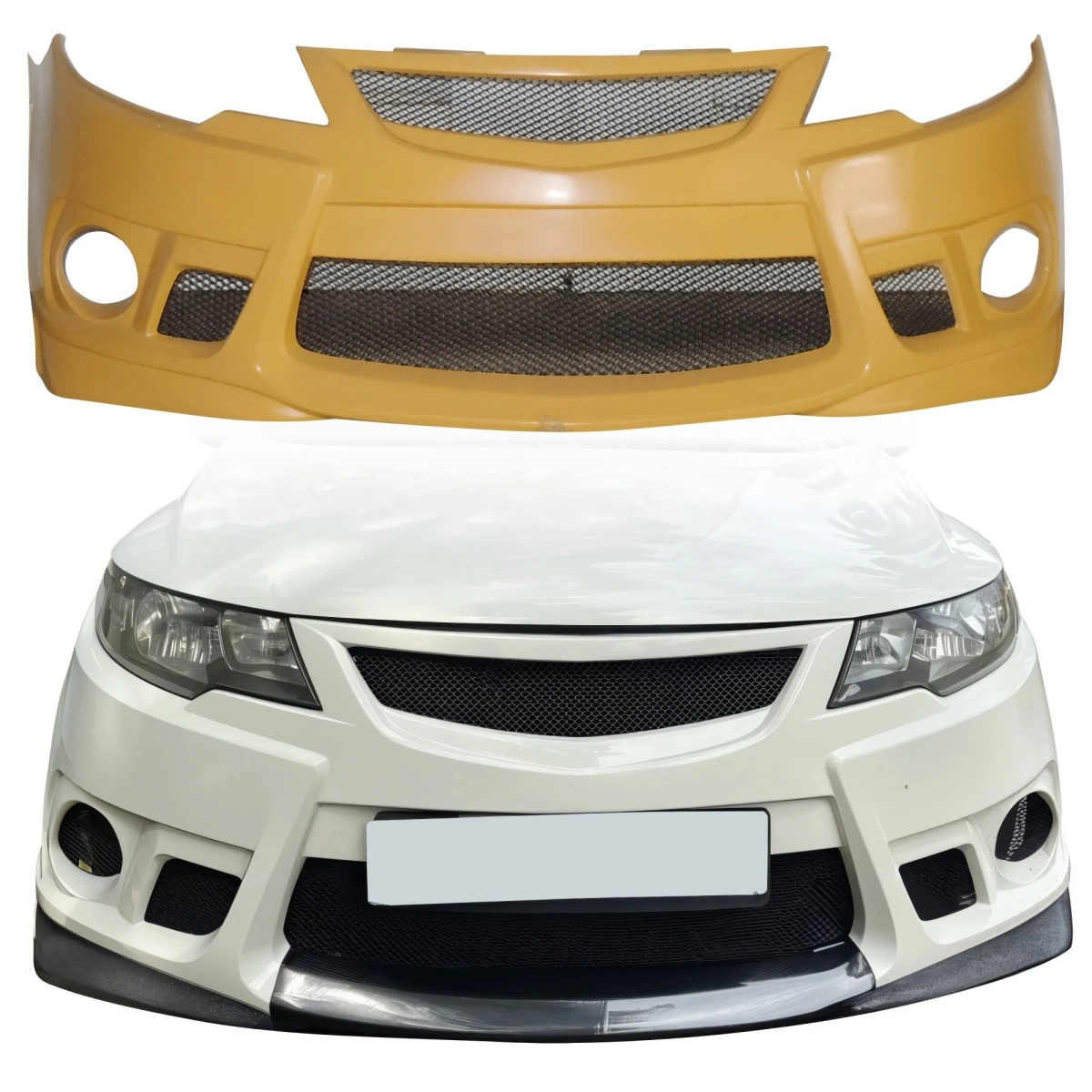 FRP KZ Front Bumper > Kia Forte 2010-2013 - 200102