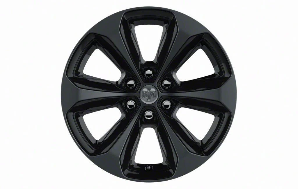 Mopar Onyx Black 6-Lug Wheel; 20x9; 19mm Offset (19-26 RAM 1500)