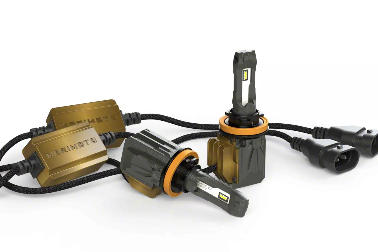 Morimoto 2Stroke 3.0 LED Headlight Bulbs; Low Beam; H11 (09-17 RAM 1500 w/ Factory Halogen Quad Headlights; 19-24 RAM 1500)