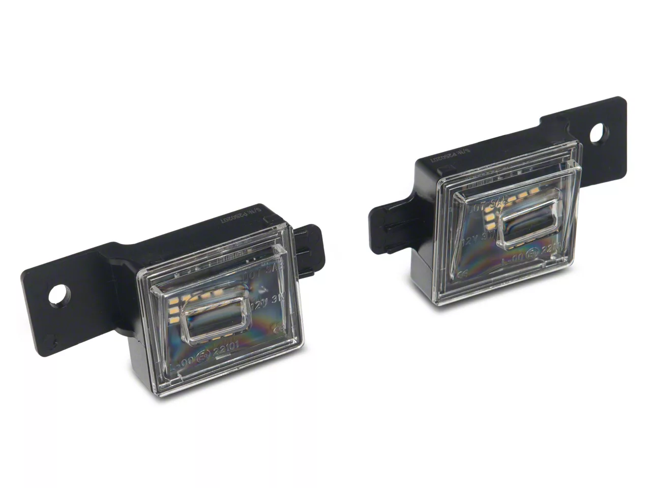 Morimoto XB LED License Plate Lights; Smoked (14-18 Silverado 1500)