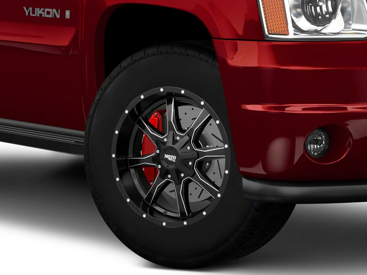 Moto Metal MO970 Semi Gloss Black Milled 6-Lug Wheel; 18x9; 18mm Offset (07-14 Yukon)