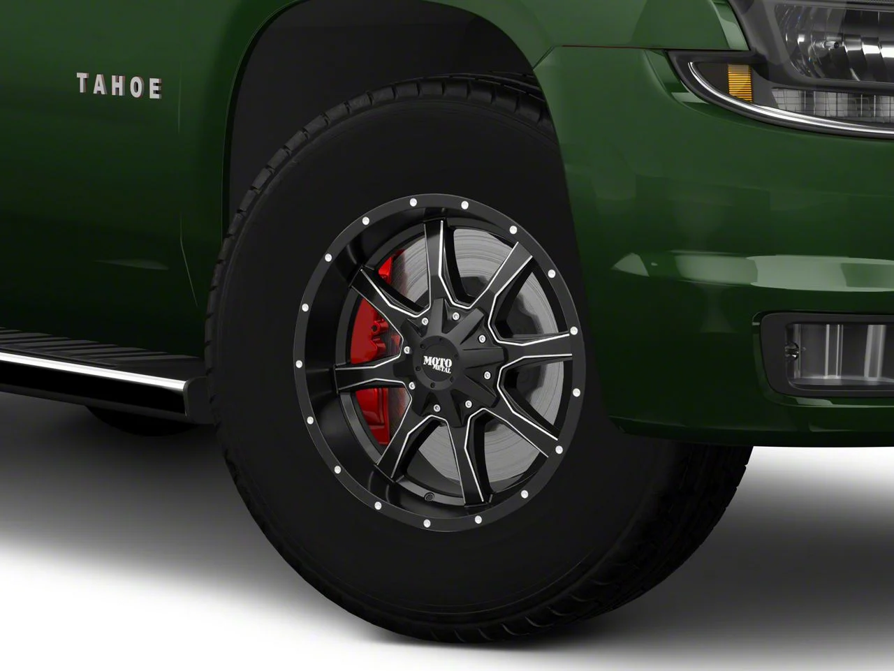 Moto Metal MO970 Semi Gloss Black Milled 6-Lug Wheel; 18x9; 18mm Offset (15-20 Tahoe)