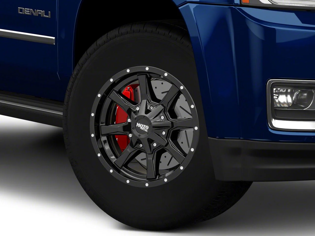 Moto Metal MO970 Gloss Black Milled 6-Lug Wheel; 17x9; 12mm Offset (15-20 Yukon)