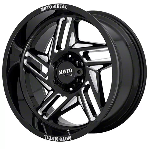 Moto Metal MO996 Ripsaw Gloss Black Milled 6-Lug Wheel; 20x10; -18mm Offset (21-26 F-150)
