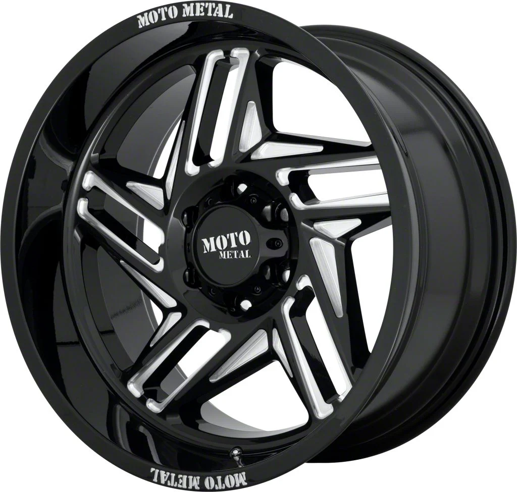 Moto Metal MO996 Ripsaw Gloss Black Milled 6-Lug Wheel; 20x10; -18mm Offset (19-26 RAM 1500)