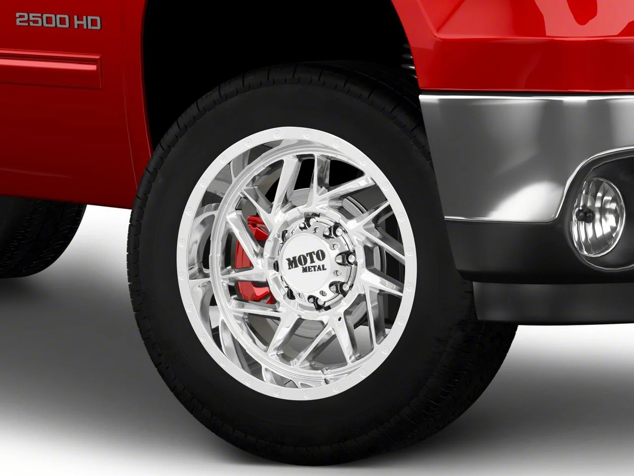 Moto Metal Breakout Chrome 8-Lug Wheel; 20x10; -18mm Offset (07-10 Sierra 3500 HD SRW)