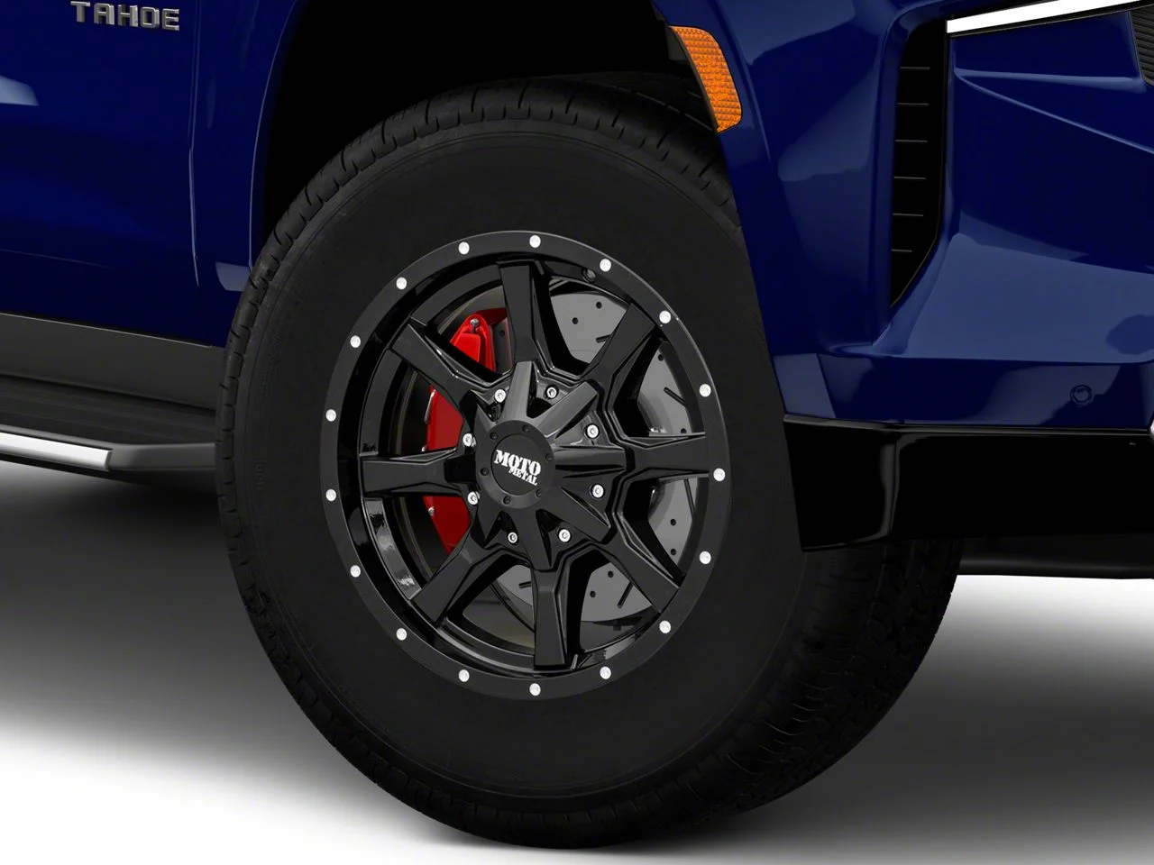 Moto Metal MO970 Gloss Black Milled 6-Lug Wheel; 18x9; 18mm Offset (21-26 Tahoe)