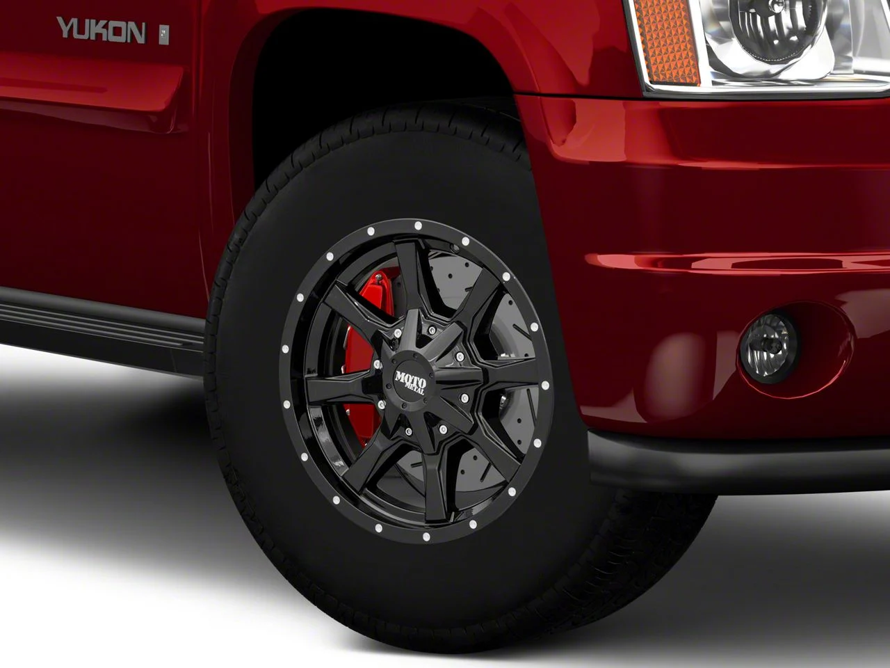 Moto Metal MO970 Gloss Black Milled 6-Lug Wheel; 17x9; 12mm Offset (07-14 Yukon)