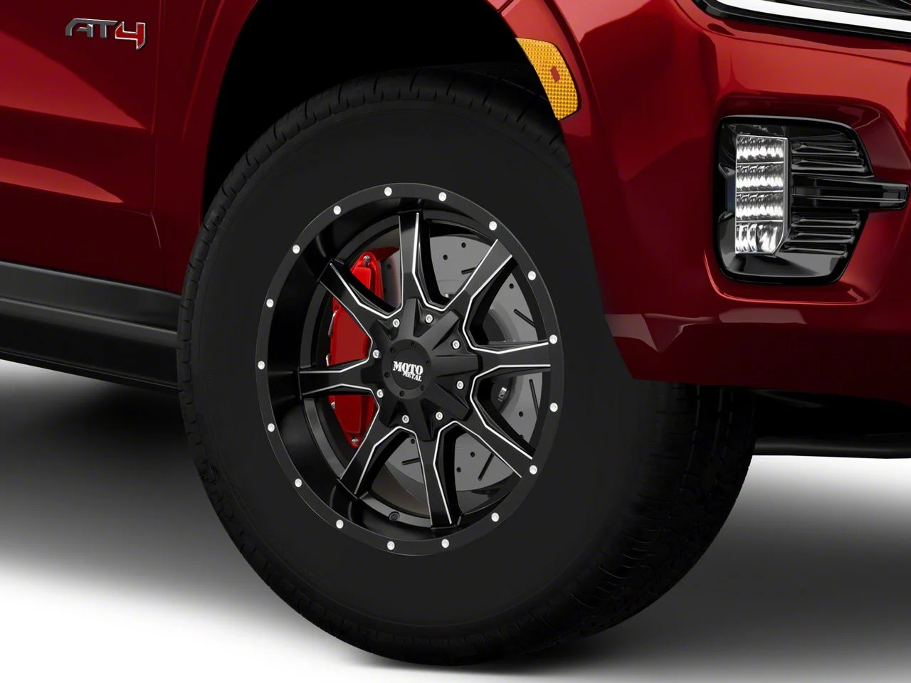 Moto Metal MO970 Semi Gloss Black Milled 6-Lug Wheel; 18x9; 18mm Offset (21-26 Yukon)